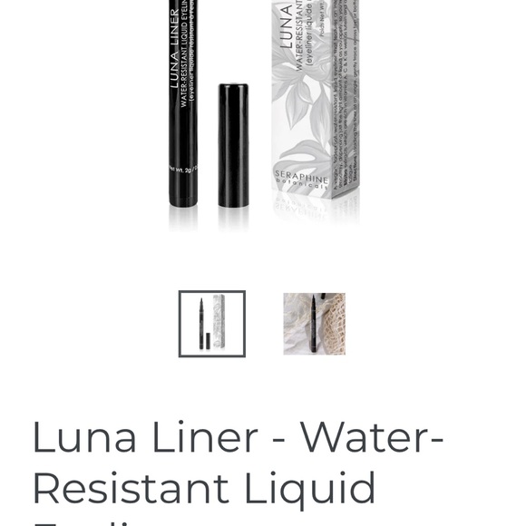 🆕SERAPHINE BOTANICALS: LUNA LINER WATER RESISTANT EYELINER PEN 🖊️ - Picture 4 of 8